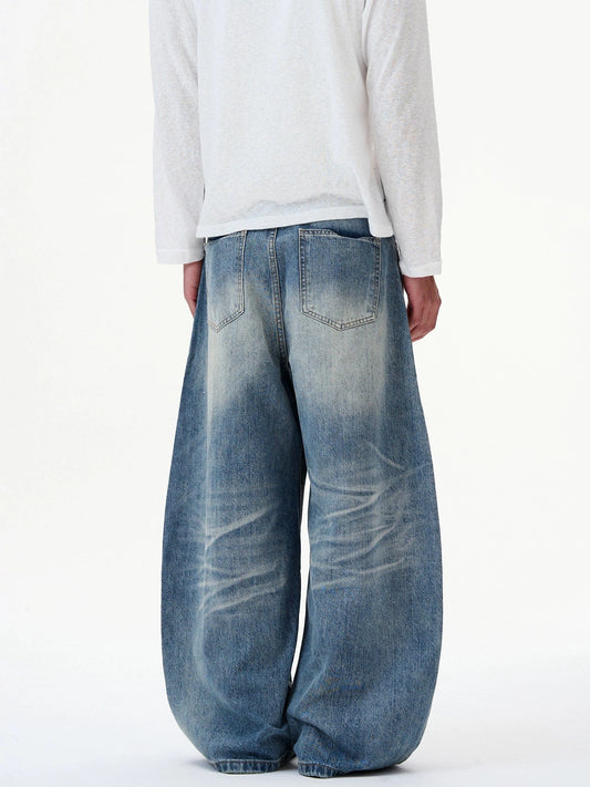 RT No. 32817 WASHED SCIMITAR DENIM JEANS