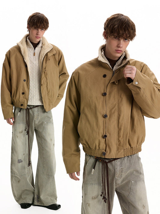 RT No. 58007 STAND COLLAR CARGO JACKET