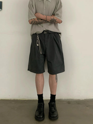 RT No. 19722 PLEATED SILHOUETTE CASUAL SHORTS