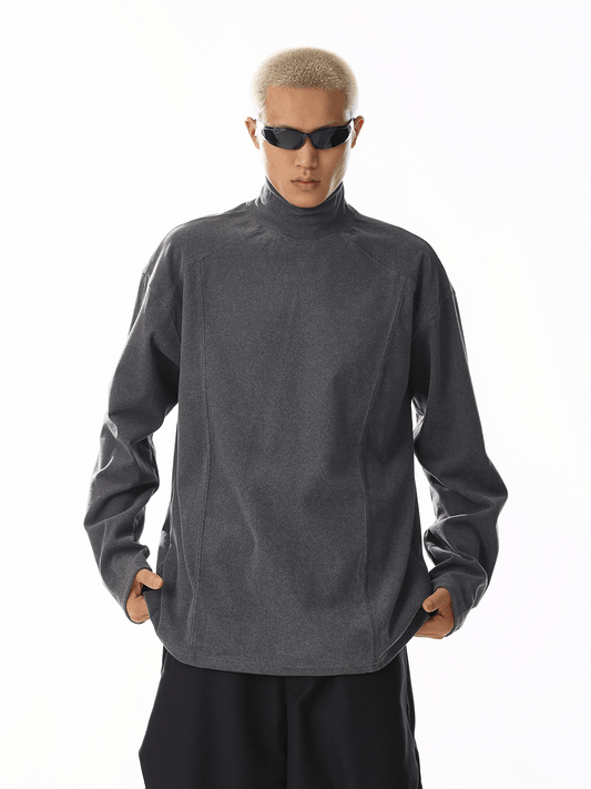 RT No. 19820 RECONSTRUCTED MOCK NECK LONGSLEEVE