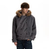 RT No. 59028 WOOLEN FUR COLLAR PARKA JACKET