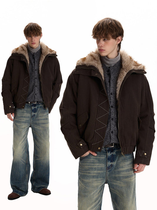 RT No. 58034 JIIN FUR COLLAR JACKET