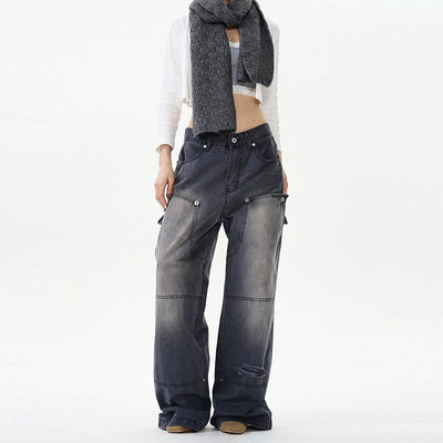 RT No. 12005 WASHED CARPENTER STRAIGHT PANTS