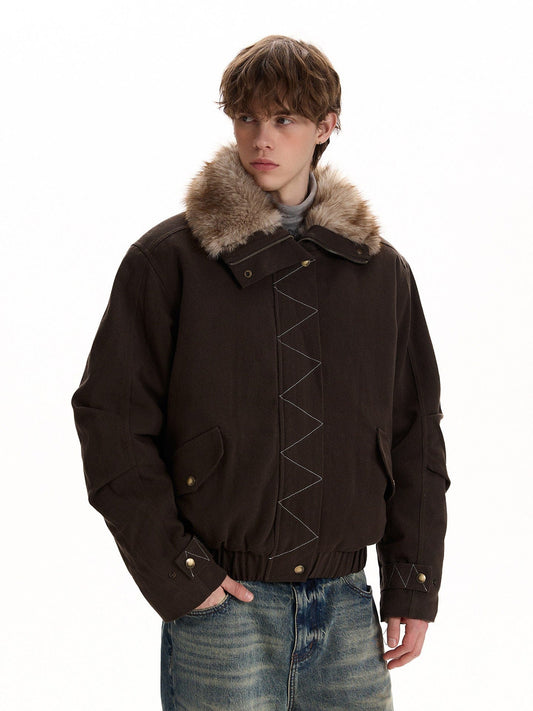RT No. 58034 JIIN FUR COLLAR JACKET