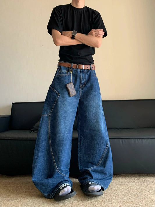 RT No. 18714 NAVY BLUE SCIMITAR JEANS