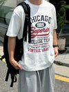 RT No. 18267 WHITE LETTERED CHICAGO SHORT SLEEVE