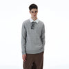 RT No. 20005 TWIST KNIT HENRY COLLAR LONG SLEEVE