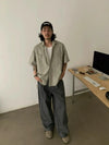 RT No. 19515 PLEATED STRAIGHT PANTS