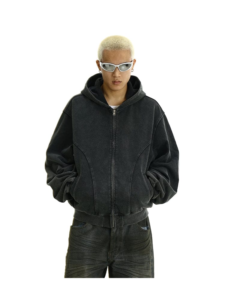 RT No. 11444 RECONSTRUCTED ZIP-UP HOODIE