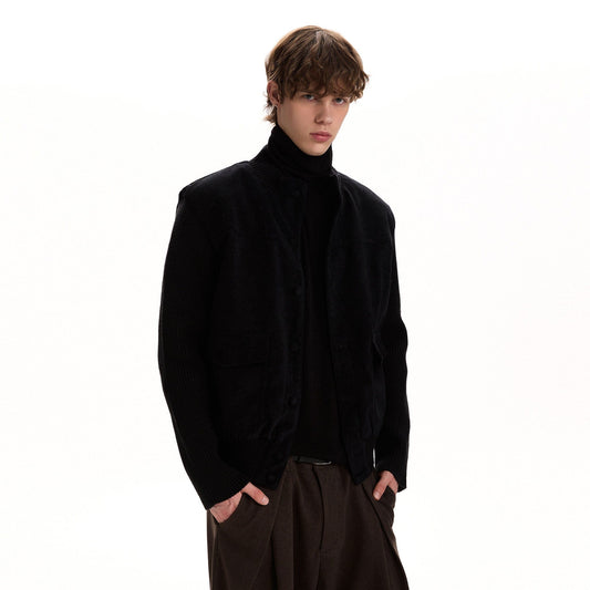 RT No. 55010 KNITWEAR SILHOUETTE PILOT JACKET