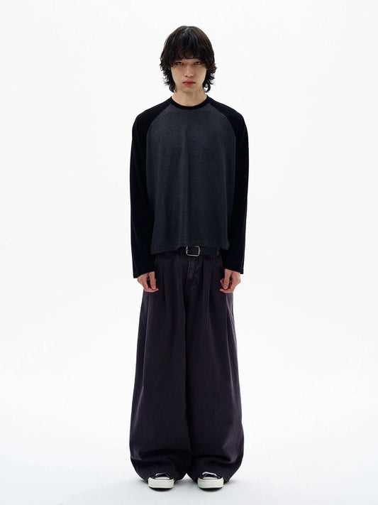 RT No. 32101 BASEBALL CONTRAST LONGSLEEVE