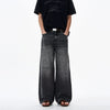 RT No. 18192 DARK GRAY STRAIGHT DENIM JEANS