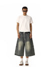 RT No. 18246 WHISKER WASH DENIM SHORTS