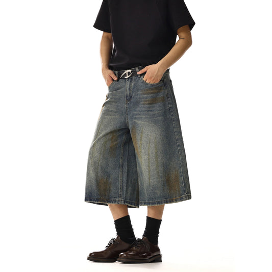 RT No. 18119 MUD BLUE DENIM SHORTS