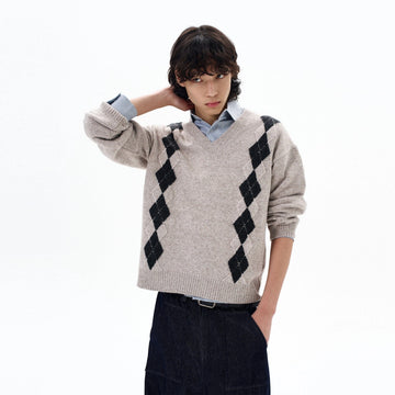 RT No. 29045 KNITWEAR V-NECK SWEATER