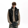 RT No. 40814 DIAMOND LEATHER VEST JACKET