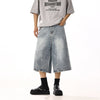 RT No. 13006 WASHED BLUE DENIM SHORTS