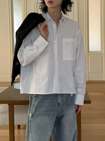 RT No. 25003 WHITE BUTTON-UP SHIRT