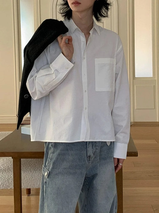 RT No. 25003 WHITE BUTTON-UP SHIRT