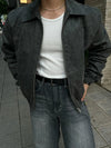 RT No. 25008 GRAY PILOT ZIP COLLAR JK