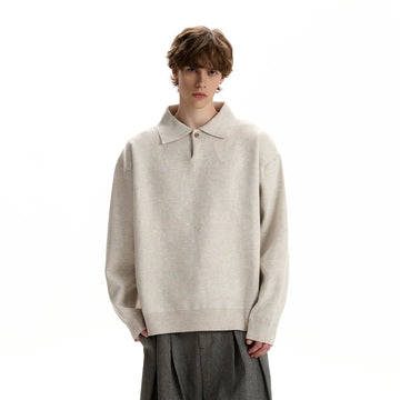 RT No. 40607 KNITWEAR COLLAR SWEATER