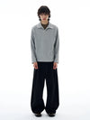 RT No. 25061 KNITWEAR STITCHED COLLAR SWEATER