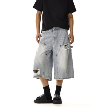 RT No. 18118 DISTRESSED WORKWEAR SHORTS