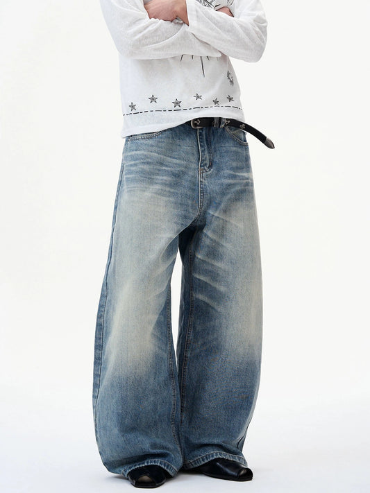 RT No. 32817 WASHED SCIMITAR DENIM JEANS
