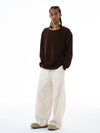 RT No. 19530 LINEN LAZY STRAIGHT PANTS