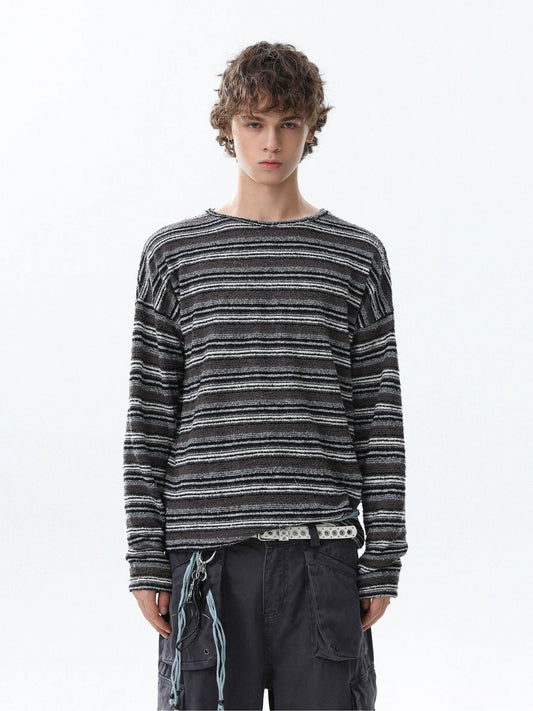 RT No. 50221 KNITWEAR STRIPE LONGSLEEVE