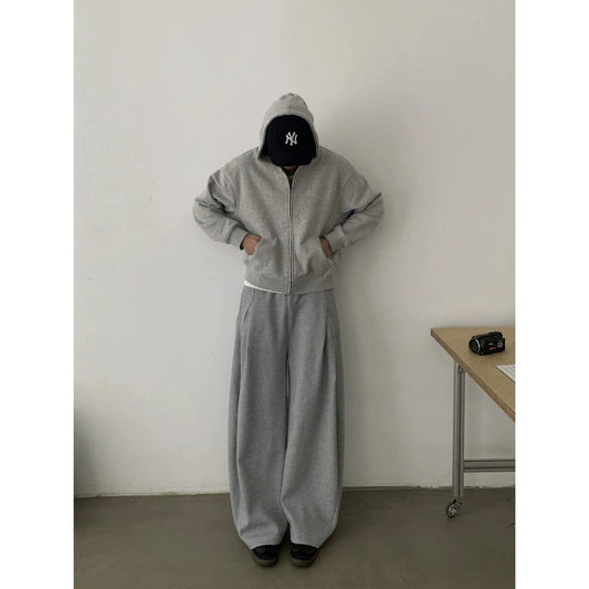 RT No. 18742 PLEATED SCIMITAR STRAIGHT SWEATPANTS