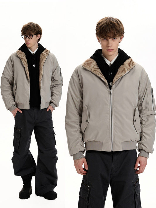 RT No. 55001 SILHOUETTE FUR BOMBER JACKET