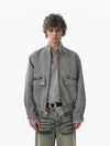 RT No. 50303 BIKER COLLAR CARGO JACKET