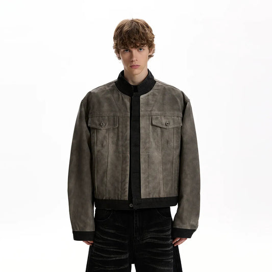 RT No. 40813 YORU CONTRAST DENIM JACKET