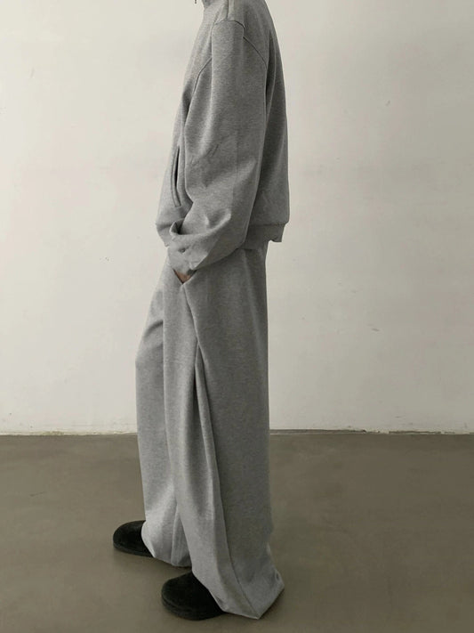 RT No. 29121 PLEATED SCIMITAR STRAIGHT SWEATPANTS