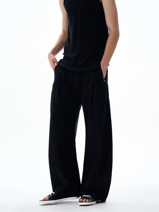 RT No. 19581 PLEATED BAGGY MACHETE CARGO PANTS