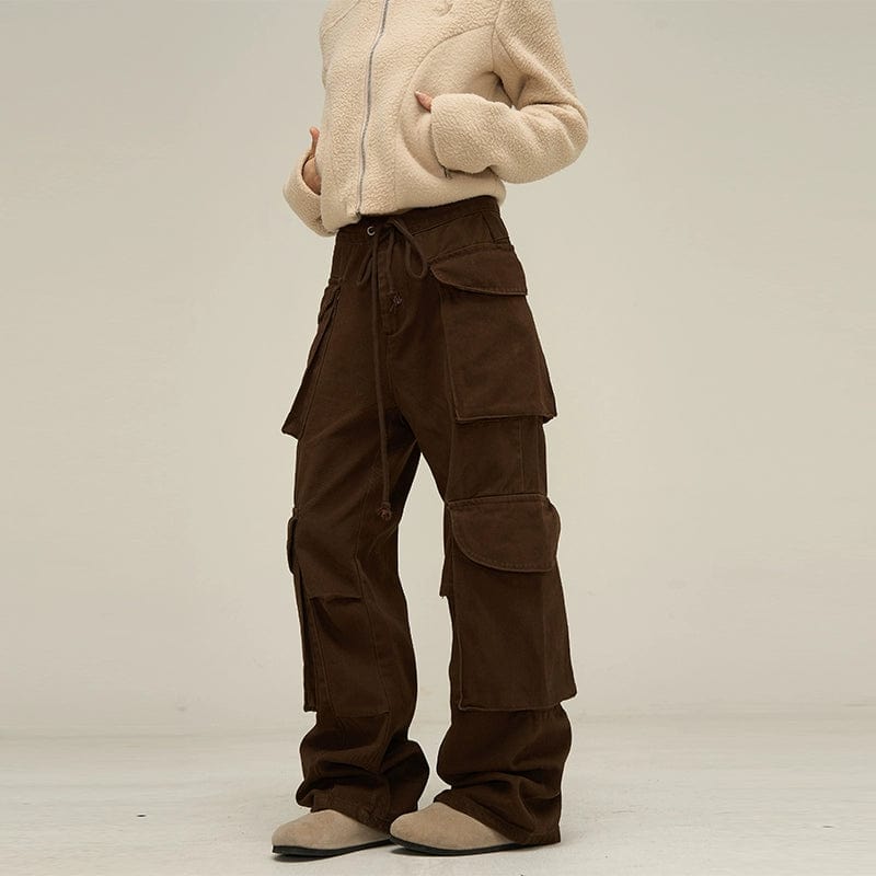 RT No. 10846 MULTI-POCKET WIDE PANTS