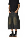 RT No. 18204 WASHED DENIM SHORTS