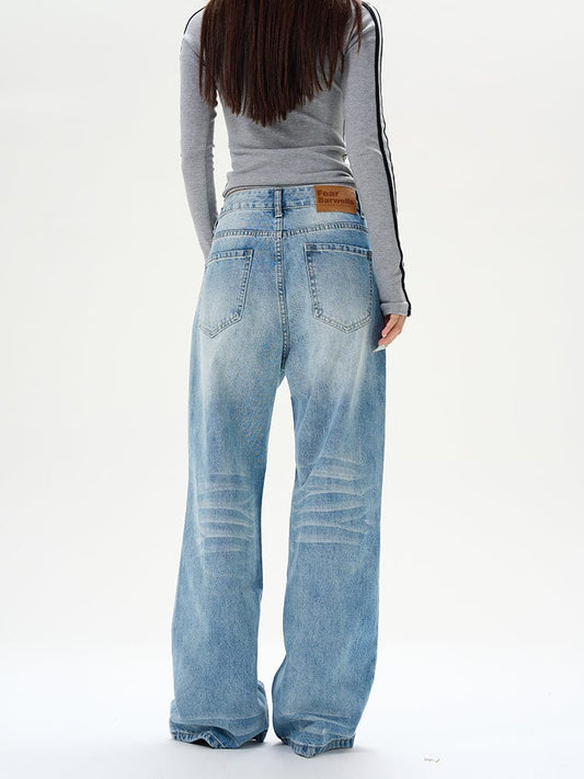 RT No. 12705 WASHED BLUE DENIM JEANS