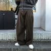 RT No. 32605 PLEATED STRAIGHT DRAPE PANTS