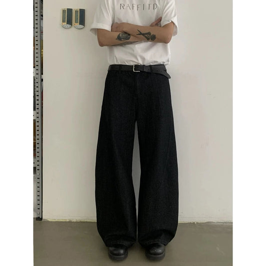 RT No. 18766 WIDE SCIMITAR DENIM JEANS
