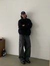 RT No. 18802 RECONSTRUCTED CARGO STRAIGHT PANTS