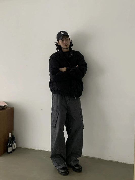 RT No. 18802 RECONSTRUCTED CARGO STRAIGHT PANTS
