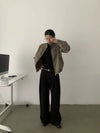 RT No. 28106 PLEATED WIDE STRAIGHT PANTS