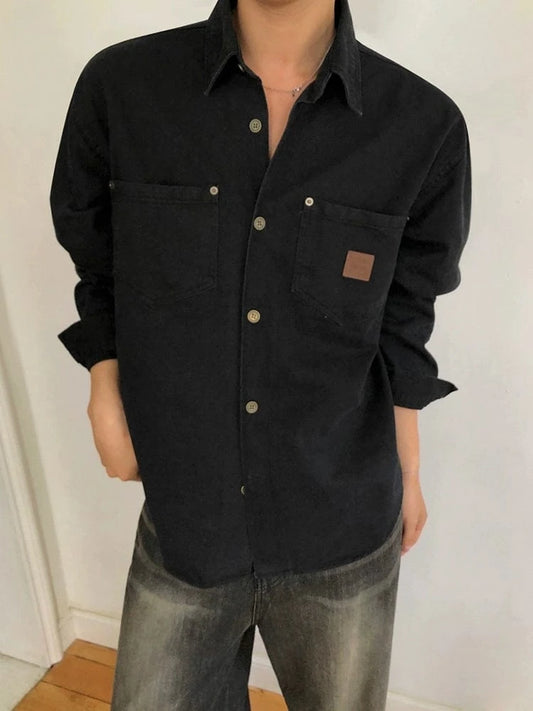 RT No. 25002 BLACK WORKWEAR SHIRT JK