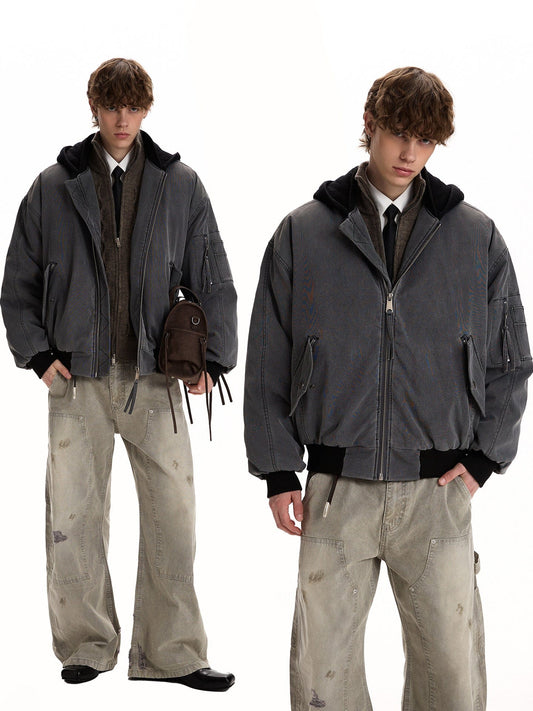 RT No. 58036 JIIN CONTRAST WORKWEAR JACKET