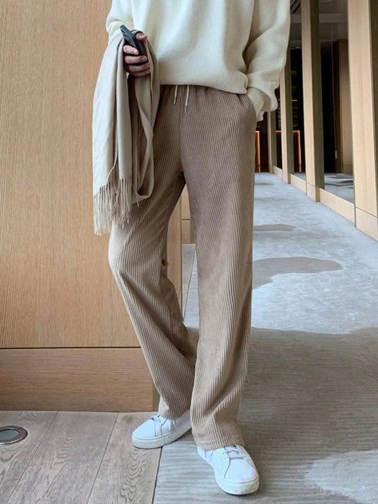 RT No. 19001 CORDUROY STRAIGHT PANTS