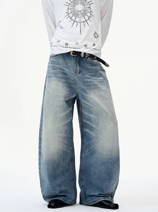 RT No. 32817 WASHED SCIMITAR DENIM JEANS