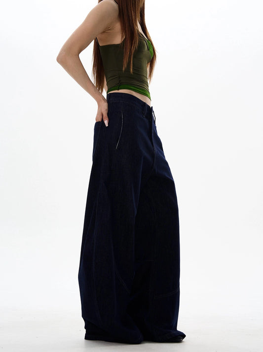 RT No. 18051 BLUE STRAIGHT DENIM PANTS