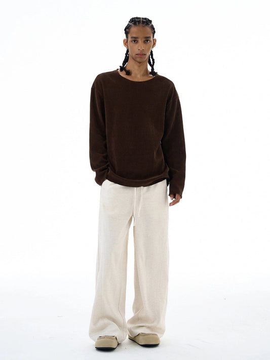 RT No. 19530 LINEN LAZY STRAIGHT PANTS
